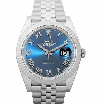  Rolex Datejust 41 126334-0026 - Datejust 41 Automatic Blue Dial Oystersteel and 18 ct White Gold Men's Watch </h1> 