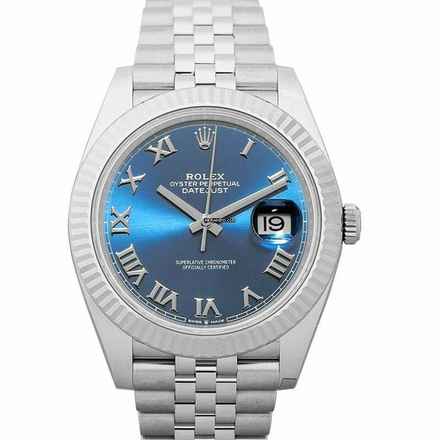  Rolex Datejust 41 126334-0026 - Datejust 41 Automatic Blue Dial Oystersteel and 18 ct White Gold Men's Watch </h1> 