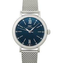 Thumbnail von IWC Portofino Automatic IW357404 - Portofino Automatic Blue Dial Stainless Steel Ladies Watch </h1>