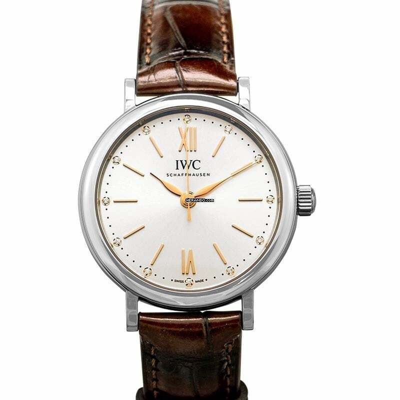  IWC Portofino Automatic IW357403 - Portofino Automatic 34 Automatic Silver Dial Ladies Watch </h1> 