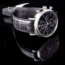 Thumbnail von IWC Portofino Chronograph IW391029 - Portofino Chronograph Automatic Black Dial Men's Watch </h1>