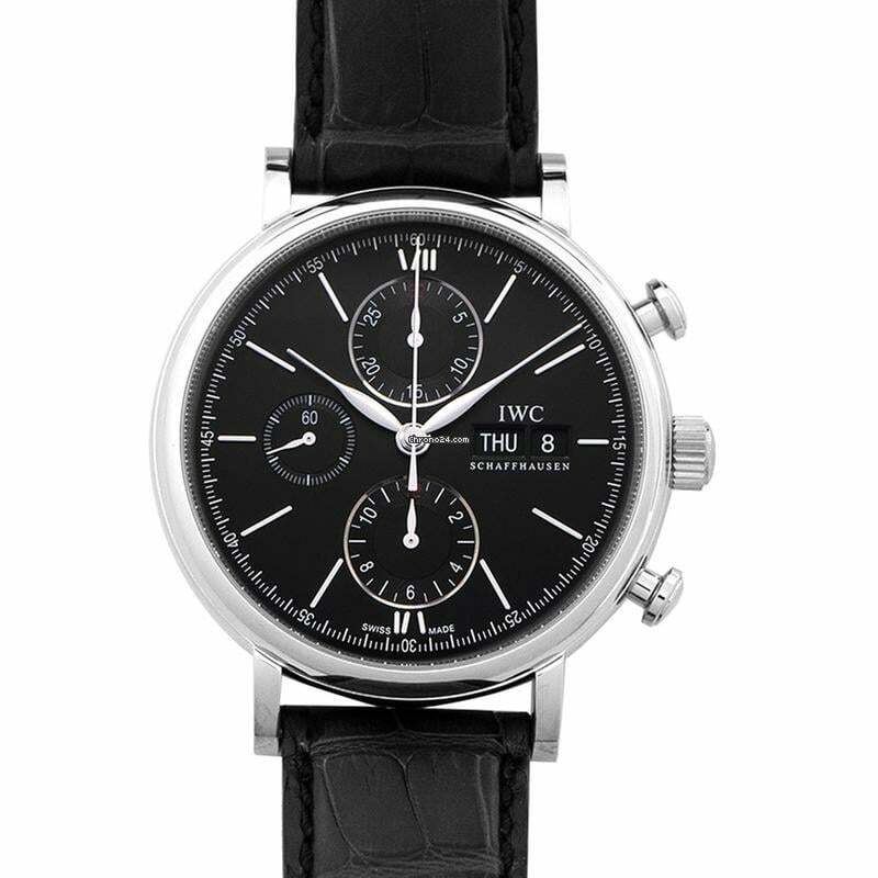  IWC Portofino Chronograph IW391029 - Portofino Chronograph Automatic Black Dial Men's Watch </h1> 