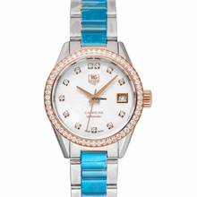 Thumbnail von TAG Heuer Carrera Lady WAR2453.BD0777 - Carrera Calibre 9 Automatic White Mother of Pearl Diamond Bezel Ladies Wa </h1>