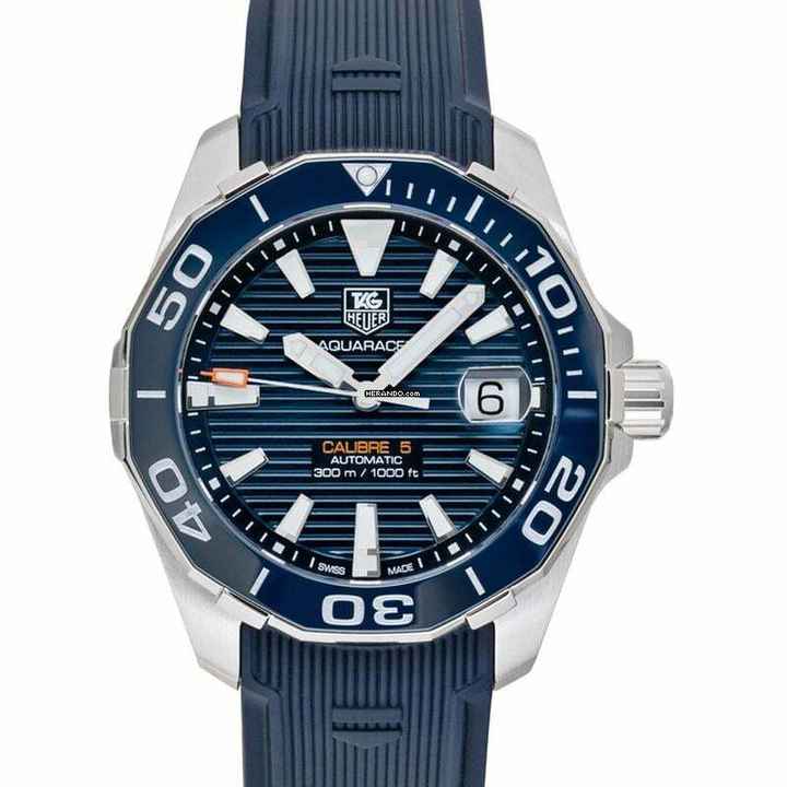  TAG Heuer Aquaracer 300M WAY211C.FT6155 - Aquaracer Calibre 5 Automatic Blue Dial Men's Watch </h1> 