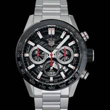 Thumbnail von TAG Heuer Carrera CBG2010.BA0662 - Carrera Calibre Heuer 02 Automatic Black Skeleton Dial Men's Watch </h1>