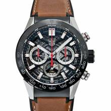 Thumbnail von TAG Heuer Carrera CBG2010.FT6144 - Carrera Calibre Heuer 02 Automatic Black Skeleton Dial Men's Watch </h1>