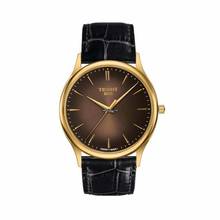 Thumbnail von Tissot T926.410.16.291.00 - T-Gold Excellence 18k Gold Quartz Brown Dial Men's Watch </h1>