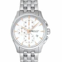 Thumbnail von Hamilton Jazzmaster Auto Chrono H32586111 - Jazzmaster Chronograph Automatic Silver Dial Stainless Steel Men's Watch </h1>