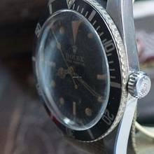 Thumbnail von Rolex Submariner (No Date) 6536-1 Red Depth 1955 mit Papiere </h1>