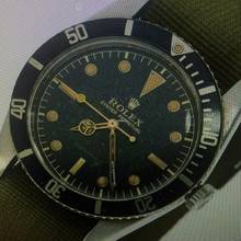 Thumbnail von Rolex Submariner (No Date) 6536-1 Red Depth 1955 mit Papiere </h1>