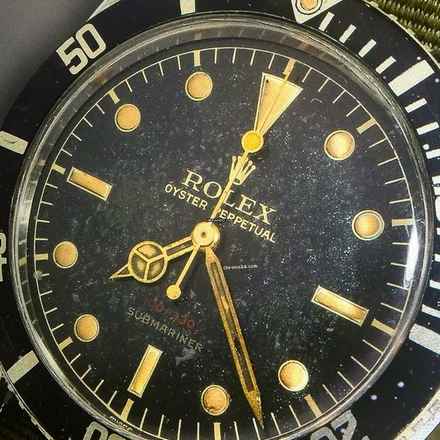  Rolex Submariner (No Date) 6536-1 Red Depth 1955 mit Papiere </h1> 