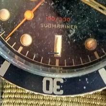 Thumbnail von Rolex Submariner (No Date) 6536-1 Red Depth 1955 mit Papiere </h1>