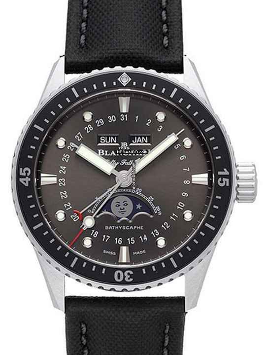  Blancpain Fifty Fathoms Bathyscaphe 5054-1110-B52A Bathyscaphe Phase de Lune Sonde </h1> 
