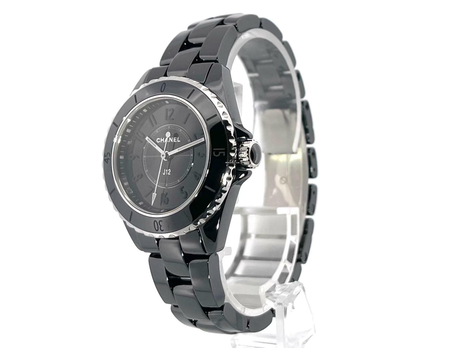 Thumbnail von Chanel J12 Phantom Schwarz 33 Quarz Ref. H6346 </h1>