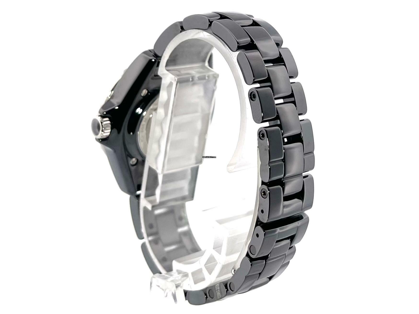 Thumbnail von Chanel J12 Phantom Schwarz 33 Quarz Ref. H6346 </h1>