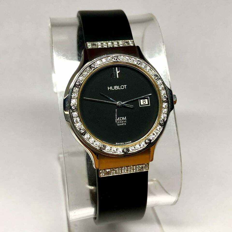  Hublot 140.10.1 Quartz Steel 31mm 0.66TCW DIAMOND Watch </h1> 