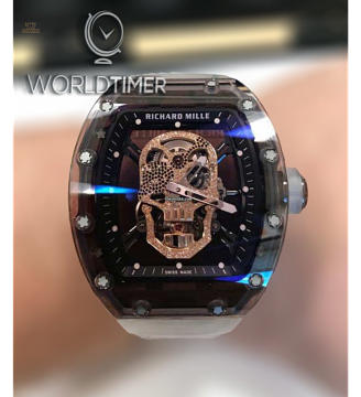Richard Mille [NEW] RM 52-01 Sapphire Diamond Skull Tourbillon