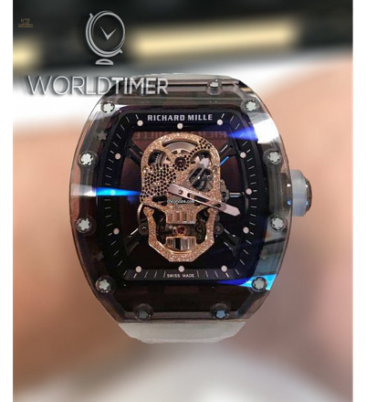 Richard Mille [NEW] RM 52-01 Sapphire Diamond Skull Tourbillon