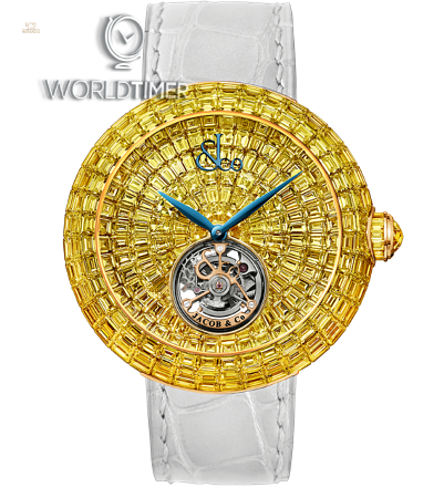 Jacob & Co. 捷克豹 [NEW] Brilliant Flying Tourbillon Yellow Diamonds BT543.50.YD.UA.B (Retail:HK$17,181,000)