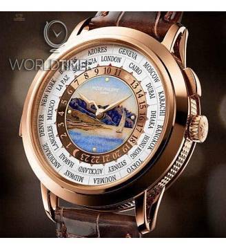 Patek Philippe [NEW] 5531R WorldTime Minute Repeater Lake Geneva Lavaux Vineyard Terrace Shore Dial