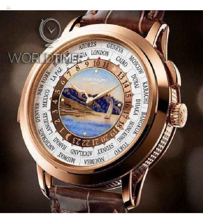 Patek Philippe [NEW] 5531R WorldTime Minute Repeater Lake Geneva Lavaux Vineyard Terrace Shore Dial
