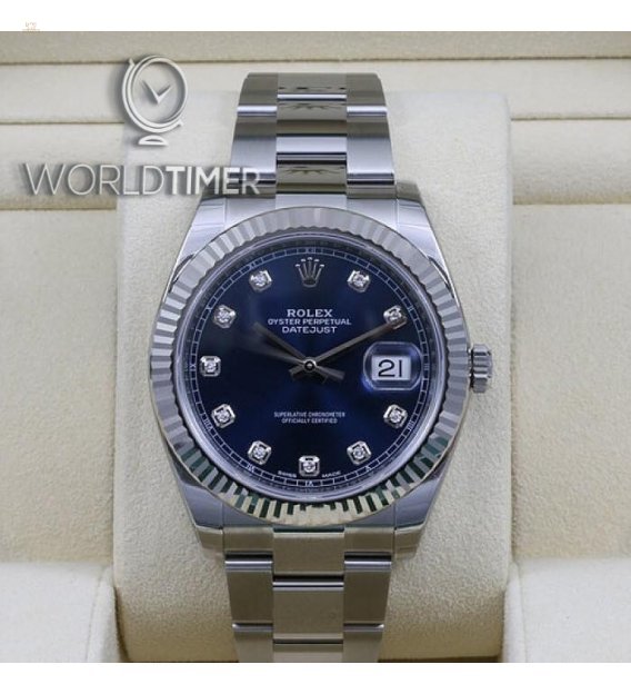 Rolex [NEW] 126334G Blue Jubilee 41mm Mens Watch (Retail:HK$85,800)