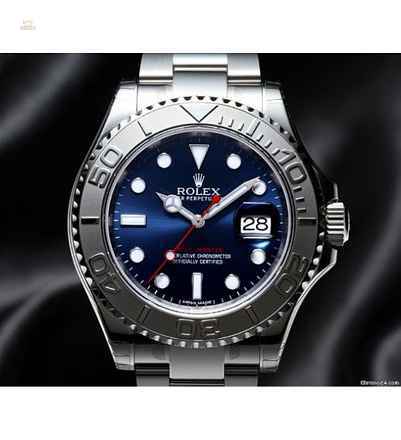 Rolex [NEW] Yacht Master Steel and Platinum Blue Dial 116622 (List Price:US$11,557) 