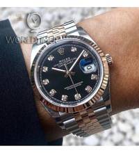 Thumbnail von Rolex [NEW 2018 MODEL] DateJust 36mm 126233G Black Diamond Dial Jubilee