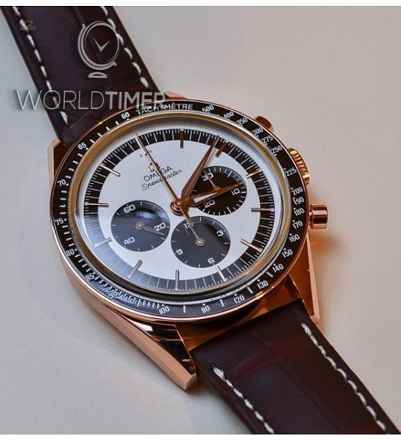 OMEGA [NEW] Speedmaster Moonwatch Numbered Edition 18K Sedna Gold 311.63.40.30.02.001