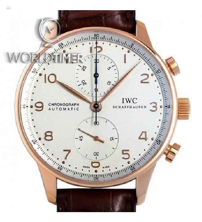 IWC [NEW] Portugieser Chronograph Rose Gold IW371480 (Retail:HK$129,000)