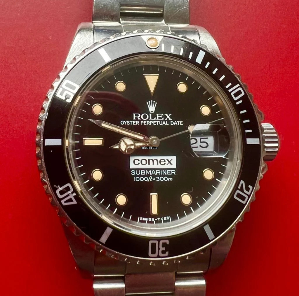  Rolex Submariner Date 16800 Rolex Submariner COMEX B & P 30/11/84 aus 1. Besitz 