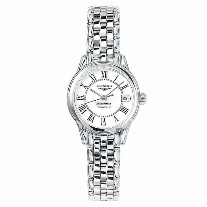  Longines Flagship L42744216 - Flagship Automatic White Dial Ladies Watch </h1> 