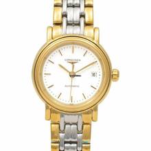 Thumbnail von Longines Présence L43212127 - ELEGANCE LADY WHITE GOLD/STEEL L43212127 </h1>