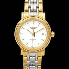 Thumbnail von Longines Présence L43212127 - ELEGANCE LADY WHITE GOLD/STEEL L43212127 </h1>