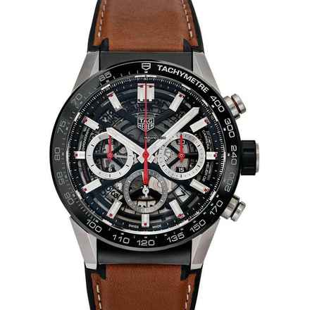  TAG Heuer Carrera CBG2A10.FT6169 - Carrera Calibre Heuer 02 Automatic Skeleton Dial Men's Watch </h1> 
