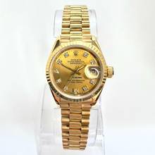 Thumbnail von Rolex Datejust 18K Gold 26mm Watch DIAMOND DIAL </h1>