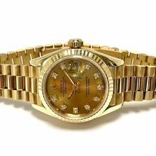 Thumbnail von Rolex Datejust 18K Gold 26mm Watch DIAMOND DIAL </h1>