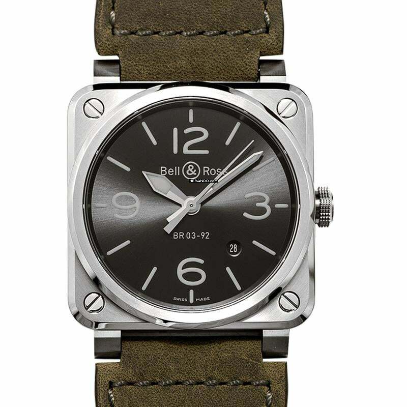  Bell & Ross BR 03-92 Steel BR0392-GC3-ST/SCA - Instruments Automatic Black Dial Steel Men's Watch </h1> 