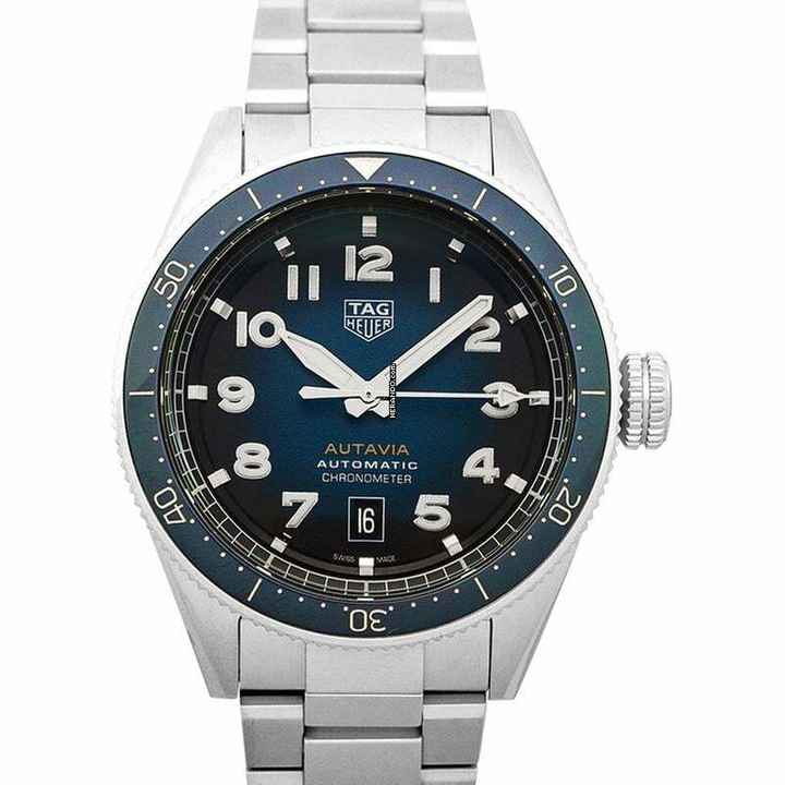  TAG Heuer Autavia WBE5116.EB0173 - Autavia Calibre 5 Chronometer Automatic Blue Dial Men's Watch </h1> 