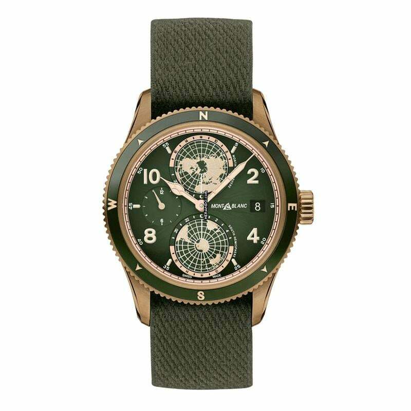  Montblanc 1858 MB119909 - 1858 Geosphere Limited Edition Automatic Green Dial Men's Watch </h1> 