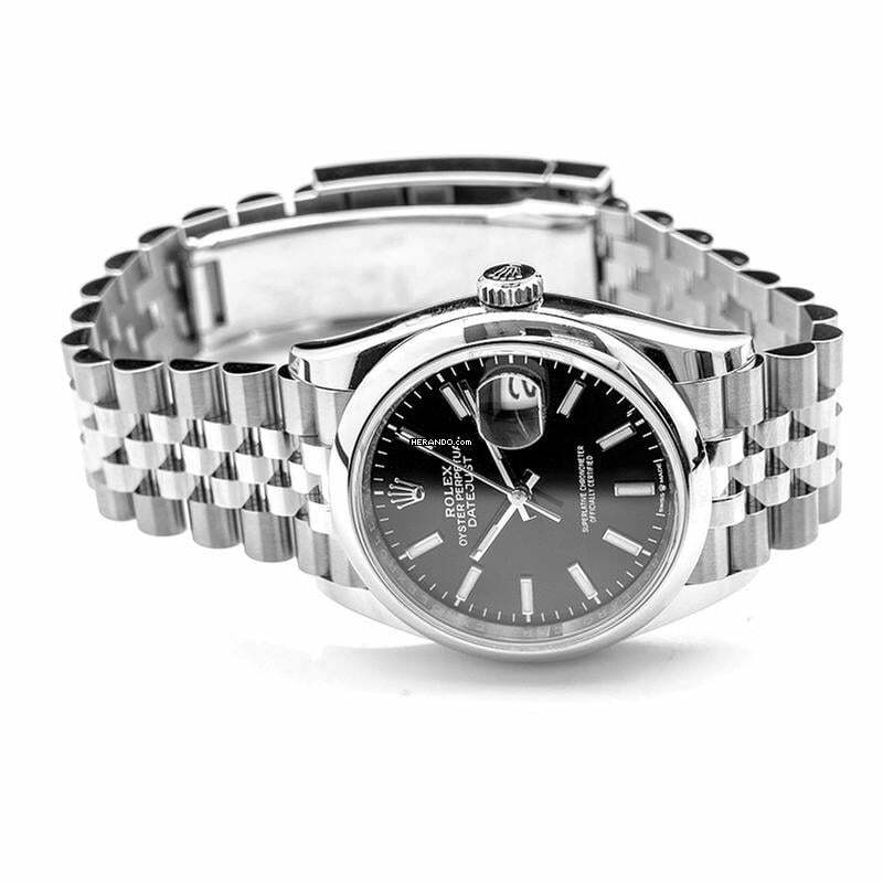 Thumbnail von Rolex Datejust 36 126200-0003 - Datejust 36 Automatic Black Dial Oystersteel Men's Watch </h1>