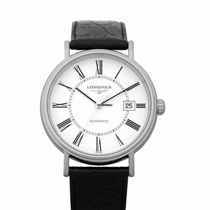  Longines Présence L49224112 - Presence Automatic White Dial Men's Watch </h1> 