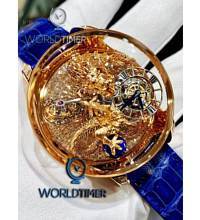 Thumbnail von Jacob & Co. 捷克豹 [NEW][UNIQUE] Astronomia Tourbillon Dragon Baguette Rose Gold (Retail:CHF 1’500’000)