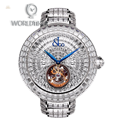 Jacob & Co. 捷克豹 [NEW][LIMITED 18 PIECE] Brilliant Flying Tourbillon Baguette Bracelet BT543.30.BD.BD.B30BA (Retail:HK$12,122,200)