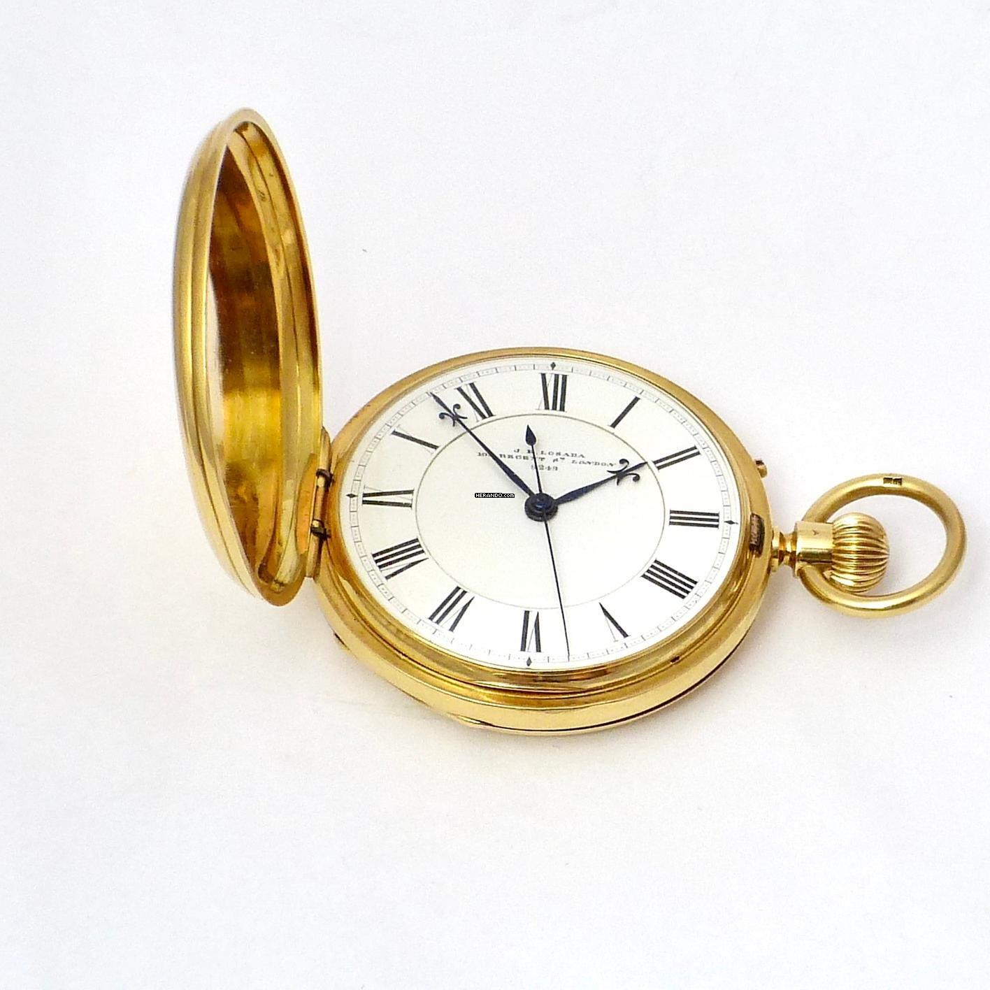 Thumbnail von J.R. Losada Taschenuhr Handaufzug 750/000 Gold 1879 52 Mm