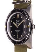 Thumbnail von Voit Gents automatic Divers Wristwatch Super – Waterproof SDW-2 AMF Skin Diving Watch also called Date-C-Matic