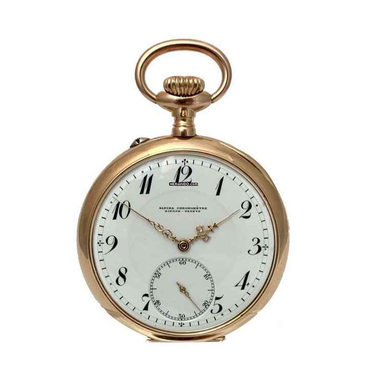  Alpina Taschenuhr Union Hologére SA Chronométre 585/000 Roségold </h1> 