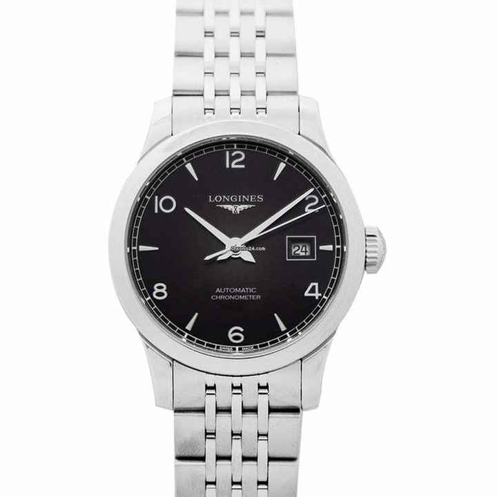  Longines Record L23214566 - Record Automatic Black Dial Ladies Watch </h1> 