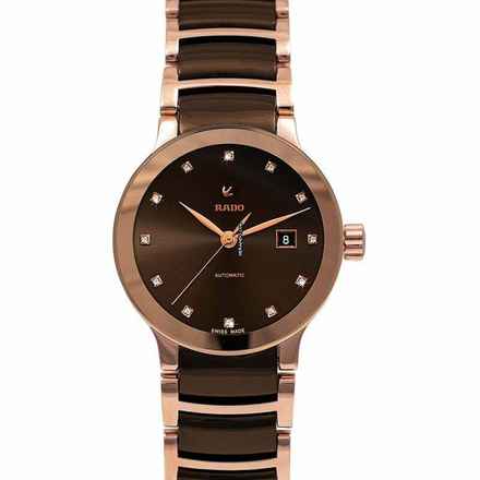  Rado Centrix R30183752 - Centrix Automatic Diamonds Brown Dial Ladies Watch </h1> 