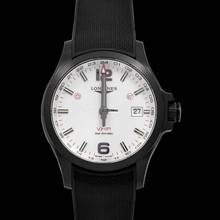 Thumbnail von Longines Conquest L37282769 - Conquest VHP GMT Quartz Silver Dial Men's Watch </h1>